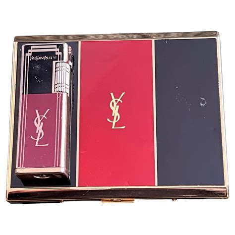 yves saint laurent ysl vintage designer vintage cigarette cases|Vintage “YSL” Yves Saint Laurent Retro Cigarette Case and.